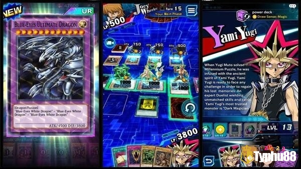 Game bài Yugioh được lấy cảm hứng từ bộ phim cùng tên