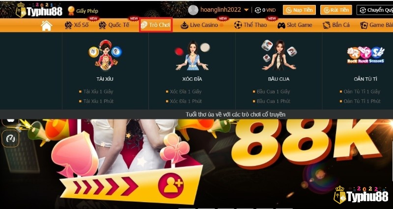 Game bầu cua tại Typhu88 mang đến nhiều ưu đãi cực kỳ hấp dẫn