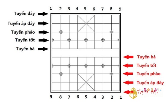 Bộ cờ úp và cách xếp trên bàn cờ