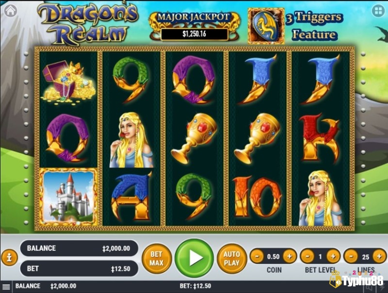 Khám phá các tính năng và biểu tượng đặc biệt của Dragon's Realm