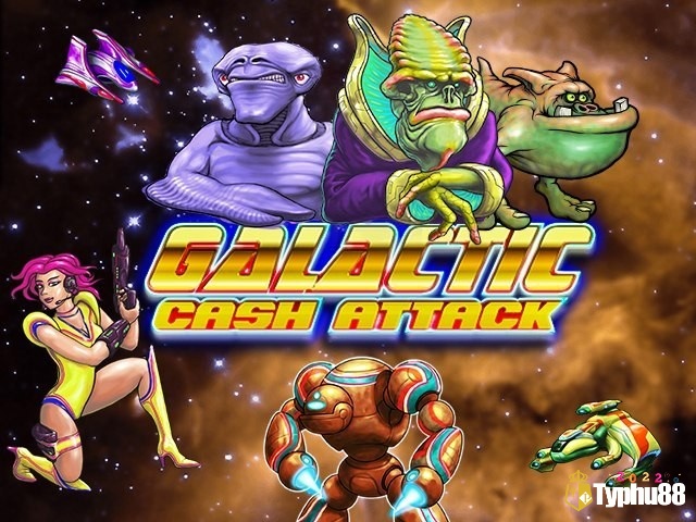 Galactic Cash lấy bối cảnh không gian với các nhân vật ngoài hành tinh