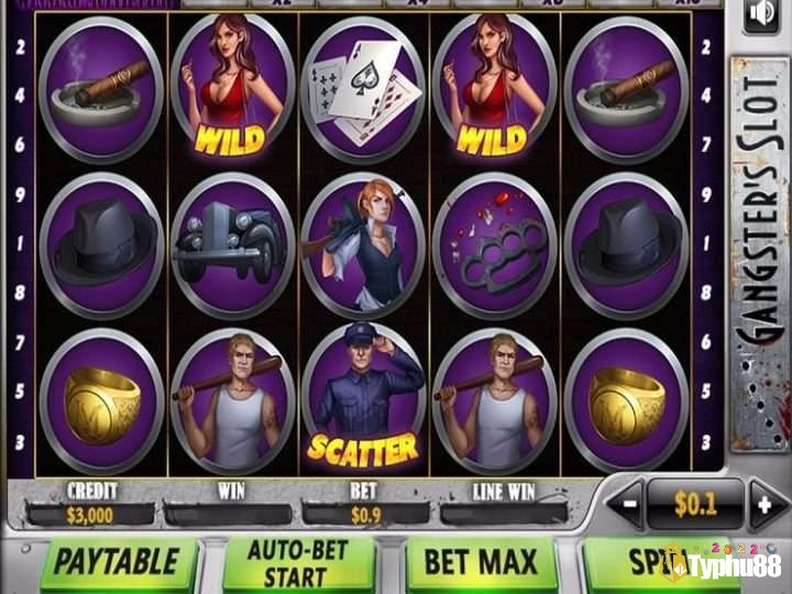 Gangsters là game slot được phát hành lần đầu vào năm 2016