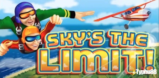 Slot Sky's the Limit có chủ đề phiêu lưu, mạo hiểm