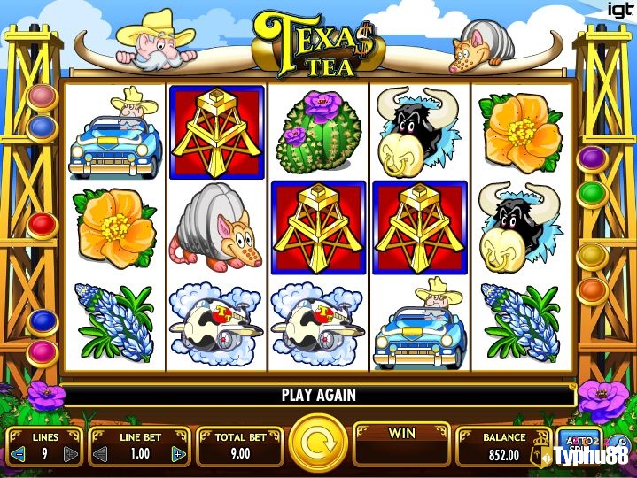 Hệ thống biểu tượng trải nghiệm cao cấp của Igt Slots Texas Tea