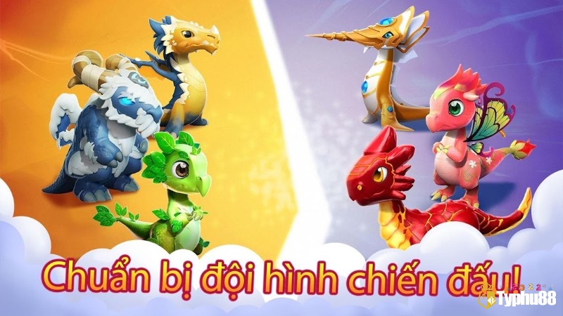 Bạn có thể chuẩn bị cho mình một đội hình rồng mạnh mẽ để chiến đấu