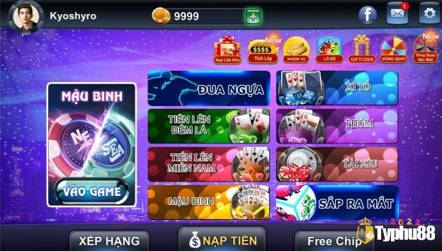 Game bài điện thoại uy tín, thiết kế sinh động