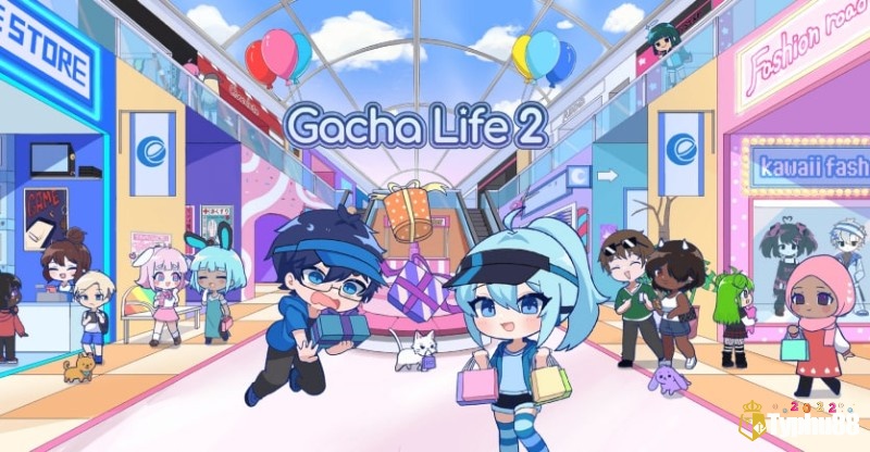 Gacha Life có các hình nền sống động và đẹp mắt