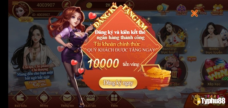 Khuyến mãi hấp dẫn cược thủ tại web game