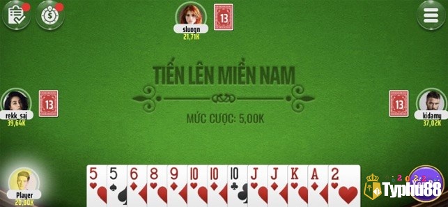 Nguyên tắc tham gia game đánh bài tiến lên miền nam