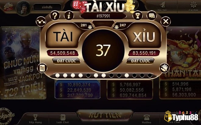 Luật chơi game tài xỉu khá đơn giản và dễ tham gia, có tính may rủi cao