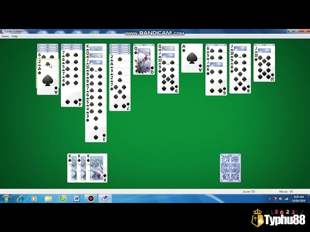 Spider Solitaire hấp dẫn người chơi nhiều level đầy thách thức