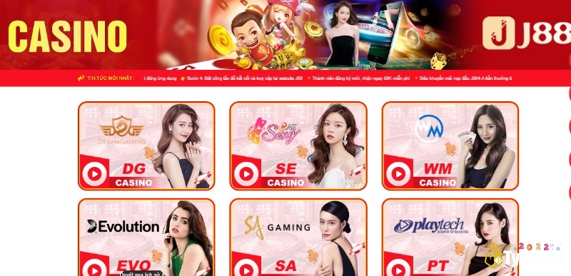 Casino live là một trong những sản phẩm nổi tiếng tại web cược