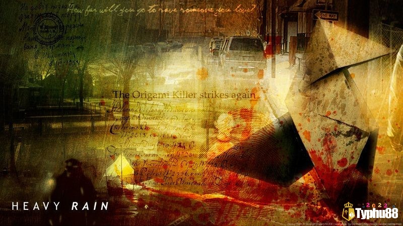 Game Heavy Rain nổi bật với đồ họa 3D chi tiết, tạo không gian căng thẳng và u ám cho người chơi