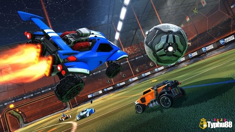 Rocket League cho phép người chơi chọn và tùy chỉnh các siêu xe đặc biệt