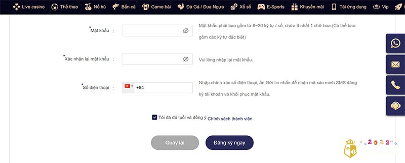 Khi đăng ký NEO79 bạn cần bảo mật các thông tin cá nhân để đảm bảo sự bảo mật tốt nhất
