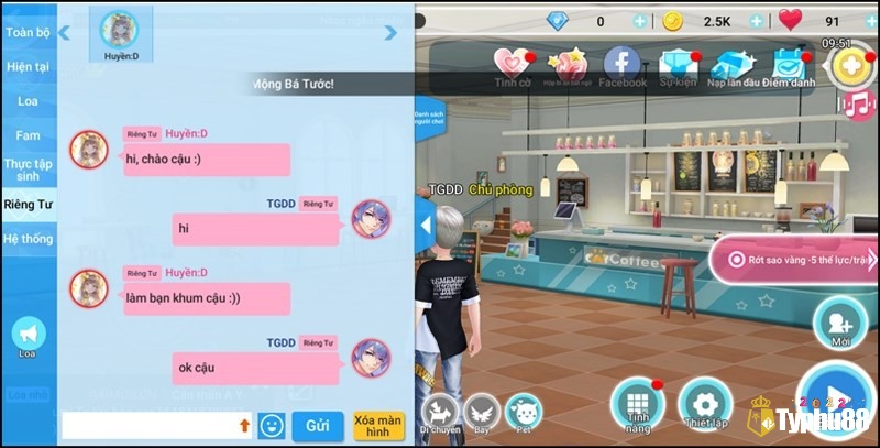 Khi chơi Au 2 bạn có thể tham gia vào một cộng đồng rộng lớn tăng thêm tương tác trong game