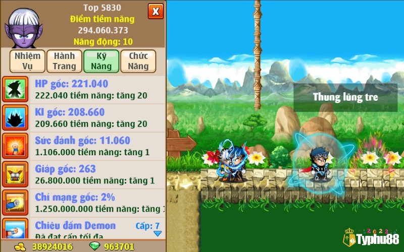 Nhập vai đỉnh cao trong game Chú Bé Rồng Online