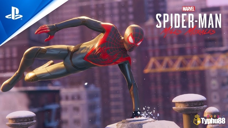 Trở thành người nhện và bay nhảy qua các toà nhà trong Spider-Man: Miles Morales