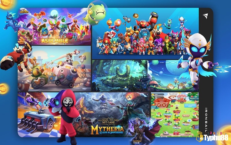 Hình ảnh về tích hợp blockchain, AI, cloud gaming và thiết bị hỗ trợ haptic trong game nhập vai online hiện đại.