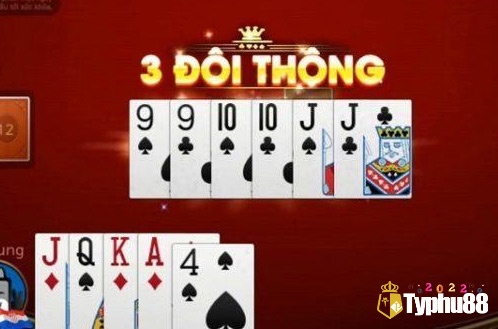 Khi có 3 đôi thông hãy cố gắng diễn như mình không có để đối thủ không phòng thủ nhé