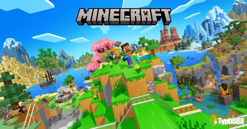Thế giới Minecraft là một trong những game offline hay trên pc với công trình sáng tạo, quái vật và nhân vật trong đồ họa khối đặc trưng.