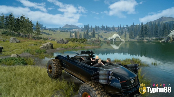 Final Fantasy XV xây dựng bản đồ dạng thế giới mở rộng lớn đưa bạn vào những chuyến phiêu lưu chân thực
