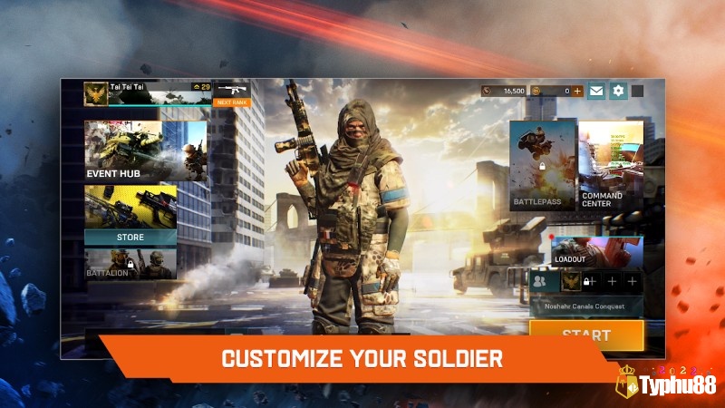 Trải nghiệm phá hủy môi trường và chiến đấu 128 người trong Battlefield Mobile