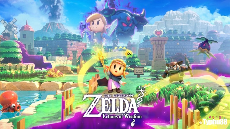 The legend of zelda: echoes of wisdom với sự kết hợp hoàn hảo giữa phong cách hoạt hình và các tính năng xây dựng sáng tạo