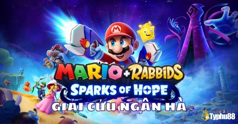 Mario + rabbids: Sparks of hope với sự kết hợp giữa thế giới Mario và Rabbids với lối chơi chiến thuật theo lượt đầy sáng tạo