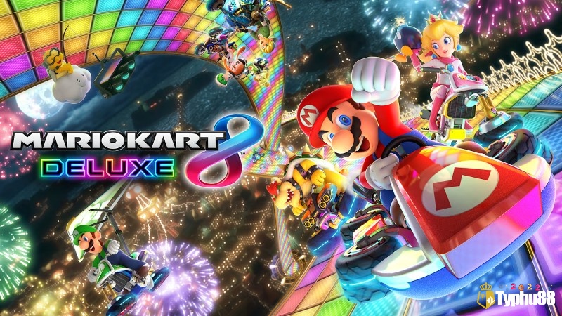 Mario kart 8 deluxe với kho nhân vật và hệ thống vũ khí đa dạng tạo nên những cuộc đua thú vị đầy lôi cuốn
