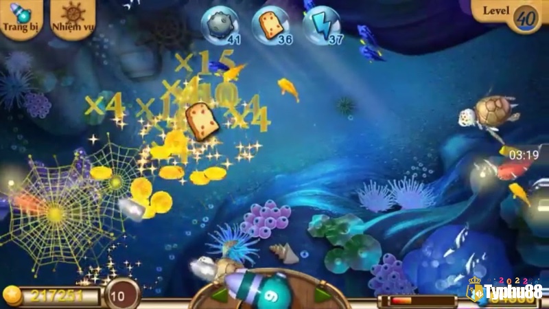 Đồ họa sống động, gameplay hấp dẫn và phần thưởng phong phú là điểm mạnh của bắn cá săn xu.