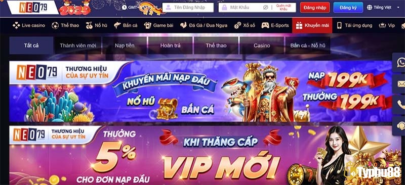 Nhà cái thường xuyên đưa ra nhiều ưu đãi và khuyến mãi hấp dẫn mang đến nhiều phần thưởng giá trị cho thành viên