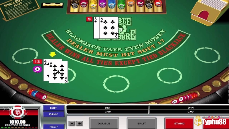 Người chơi dựa vào tổng điểm dealer để quyết định hit hay stand, tận dụng khả năng dealer bust khi điểm từ 4–16