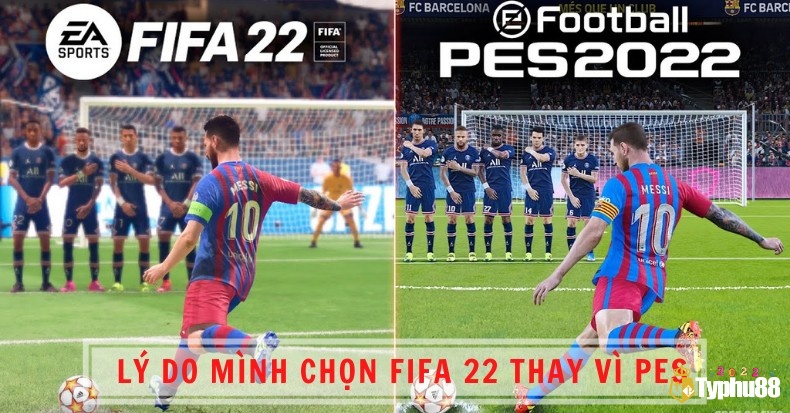 Cùng so sánh PES và FIFA về cơ chế gameplay và cơ chế điều khiển chi tiết