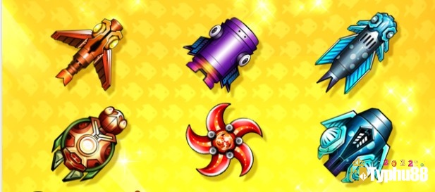 Hệ thống súng và vũ khí đặc biệt trong game bắn cá bắn cá đổi thưởng.