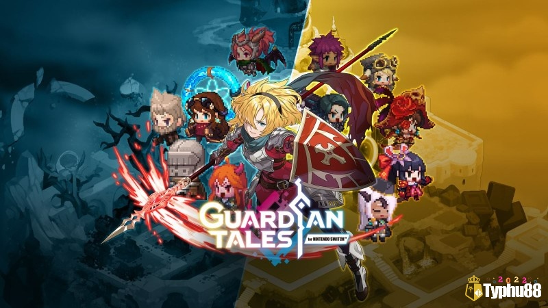 Guardian Tales nổi bật với đồ họa pixel art, cốt truyện hài hước, gameplay đa dạng và những màn giải đố thú vị