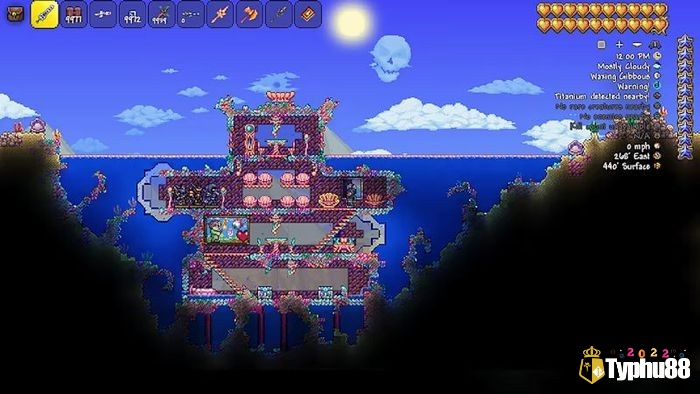 Thế giới 2D đầy thử thách với hệ thống chế tạo và boss đa dạng trong Terraria