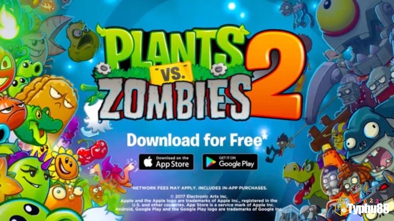 Plants vs. Zombies 2 – huyền thoại game thủ thành mobile với phong cách vui nhộn và dễ tiếp cận.