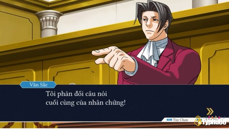 Nhập vai Phoenix Wright trong Ace Attorney: Dual Destinies, thu thập và đối chất nhân chứng