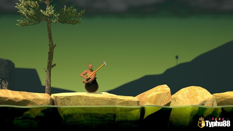 Leo địa hình khó nhằn trong Getting Over It