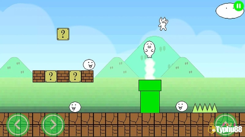 Tựa game ức chế Super Cat World mô phỏng Super Mario với độ khó cực đại