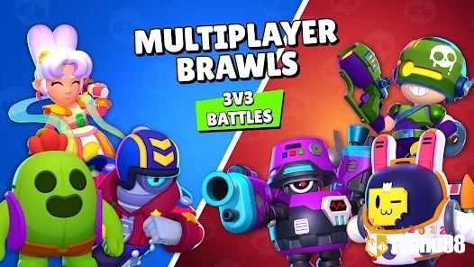 Brawl Stars là game hành động iOS với đồ họa cartoon và nhiều chế độ chơi sôi động, sở hữu hơn 60 nhân vật độc đáo