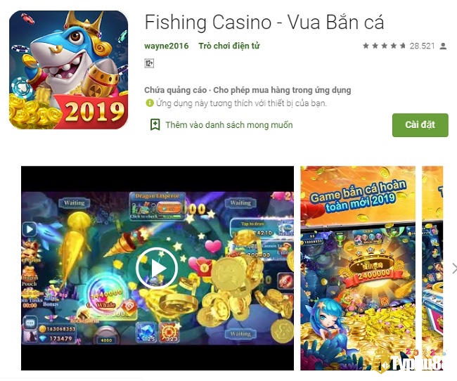 Người chơi tìm và cài game bắn cá offline trên BlueStacks qua Google Play Store, sau đó thiết lập chuột và bàn phím để trải nghiệm dễ dàng