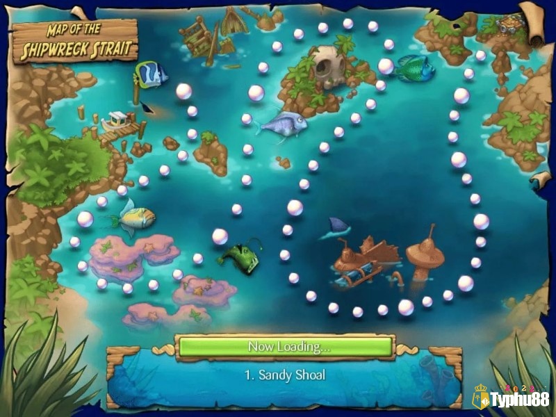 Lối chơi Feeding Frenzy 2 với nhiều loài cá mới và môi trường đa dạng.