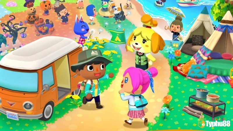 Animal Crossing Pocket Camp với mô phỏng cuộc sống thư giãn cùng bạn bè.