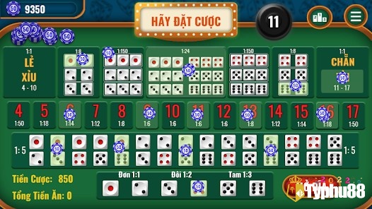Tài xỉu cuốn hút nhờ đa dạng cửa cược, từ Tài Xỉu cơ bản đến bộ ba đồng nhất hiếm trúng