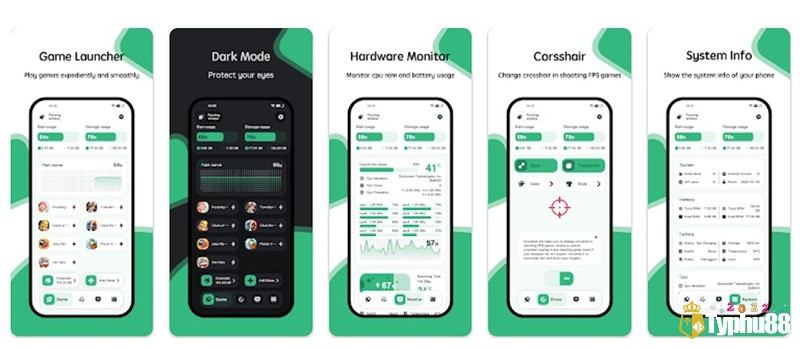 Game Booster Play Games Happy là lựa chọn gọn nhẹ cho người muốn tăng tốc game mà vẫn giữ máy mát và bền pin