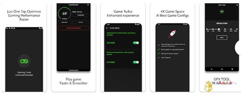 Game Booster 4x Faster phù hợp cho game thủ muốn tăng tốc nhanh mà không cần quá nhiều thiết lập phức tạp