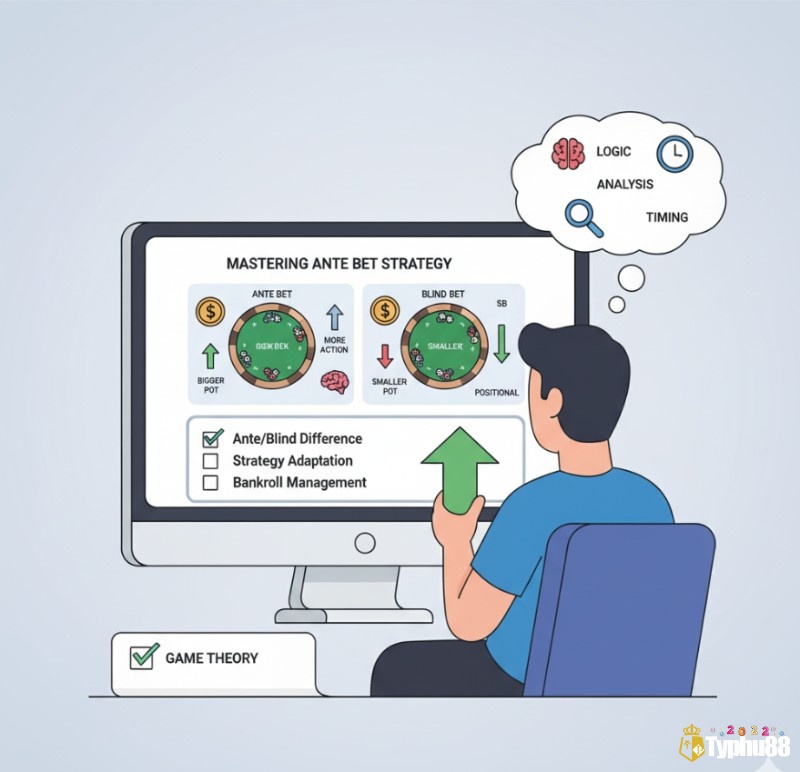 Người chơi nắm vững, bản chất Ante bet là gì, và chiến thuật quản lý vốn để chinh phục các bàn cược Poker