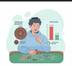 Roulette American là gì? Sự khác biệt và lợi thế nhà cái